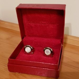 Mother of Pearl Salvatore Ferragamo Cufflinks